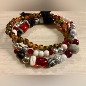 Multicolor Beaded Bracelet Set